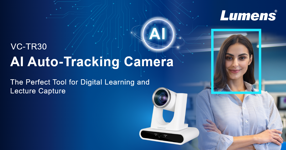 Lumens Unveils VC-TR30 AI Auto-Tracking Camera