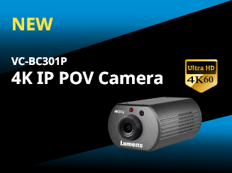 Lumens捷揚光電  VC-BC301P 4K IP POV Camera