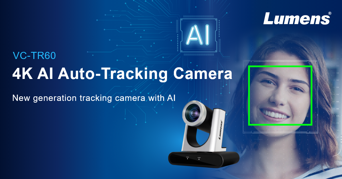 VCTR60 4K AI Auto Tracking Camera Lumens