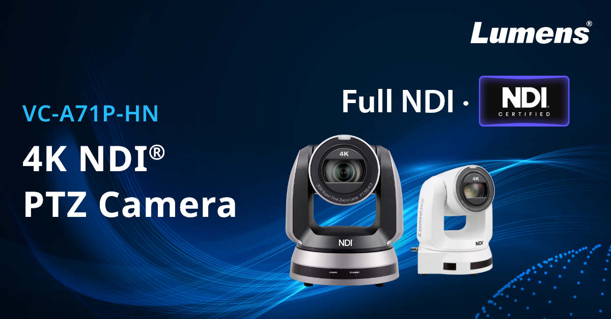 VC - A71P - HN 4K NDI HX PTZカメラ | Lumens